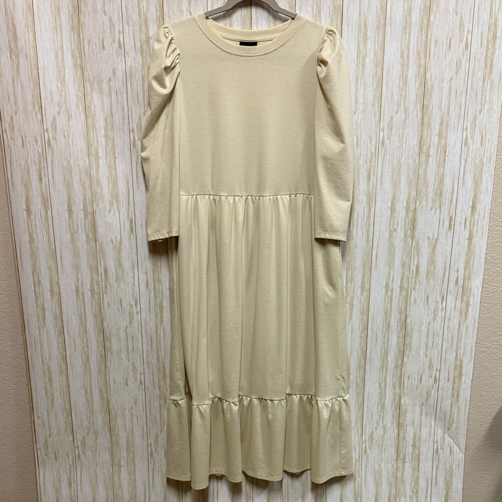 Who What Wear Cream Women's Dress